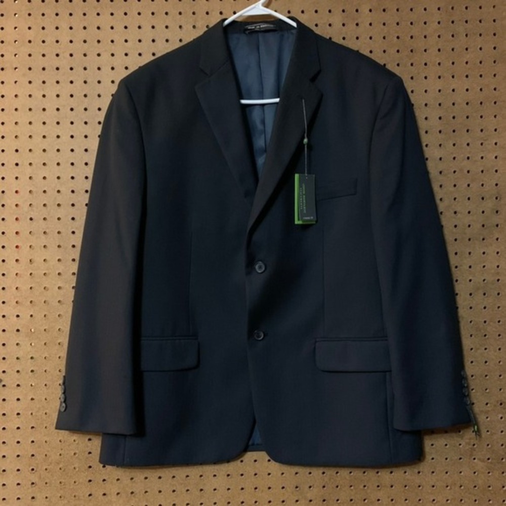 John Bartlett Statements Mens Classic Fit Navy Blazer Sport Coat 44S‎ NEW Preppy